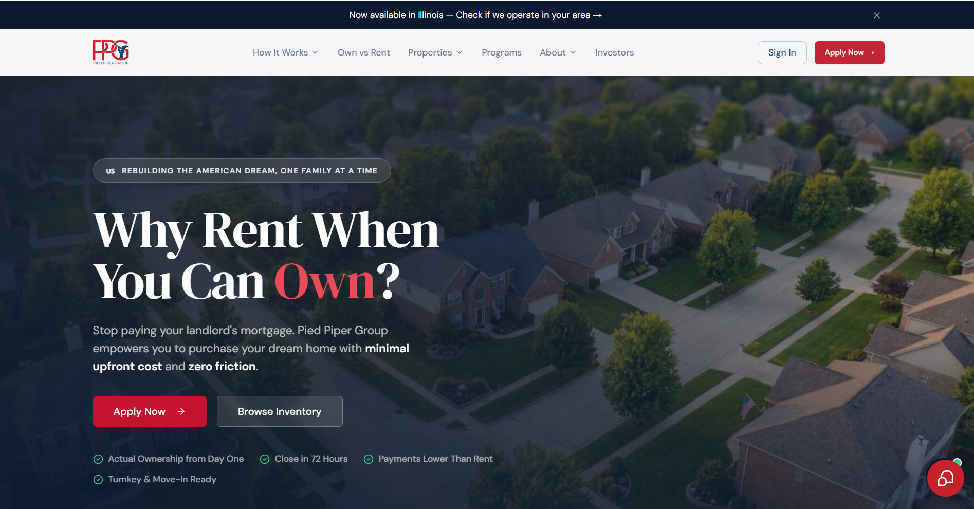 Pied Piper Group homeownership platform